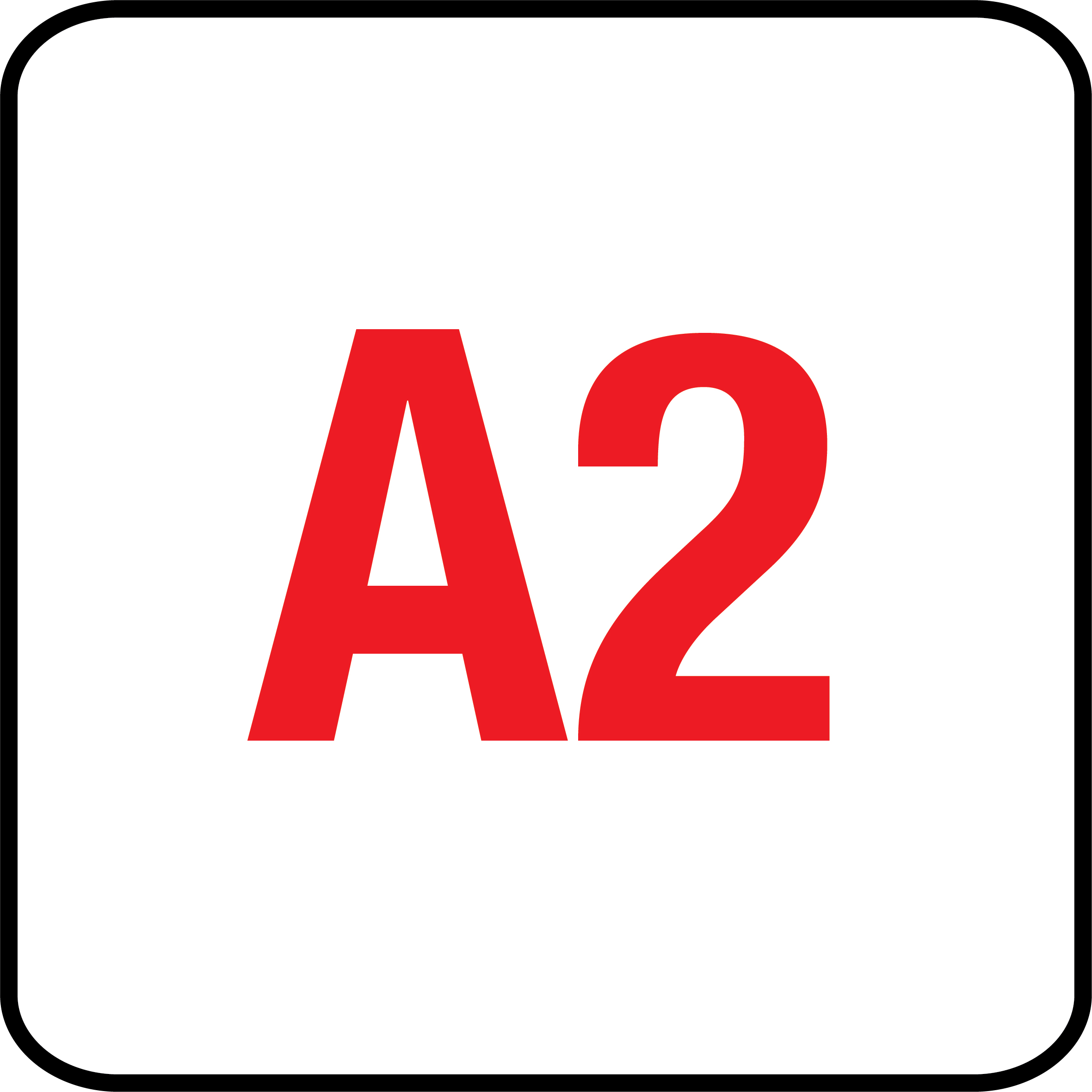 A2 (rustfri)
